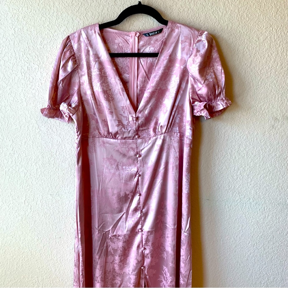 Shein MIDI tea puff sleeve dress